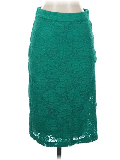 Pre-owned Maeve Formal Skirt In Green