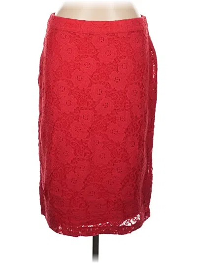 Pre-owned Maeve Formal Skirt In Red