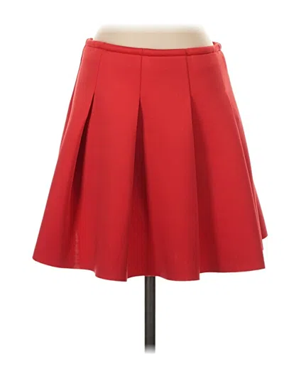 Pre-owned Maeve Formal Skirt In Red