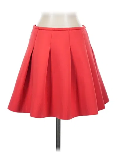 Pre-owned Maeve Formal Skirt In Red