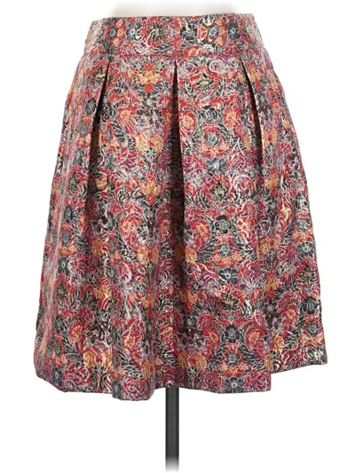 Pre-owned Maeve Formal Skirt In Red
