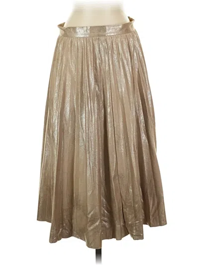 Pre-owned Maeve Formal Skirt In Silver