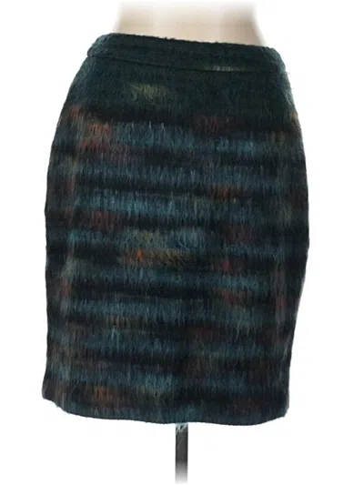 Pre-owned Maeve Formal Skirt In Teal