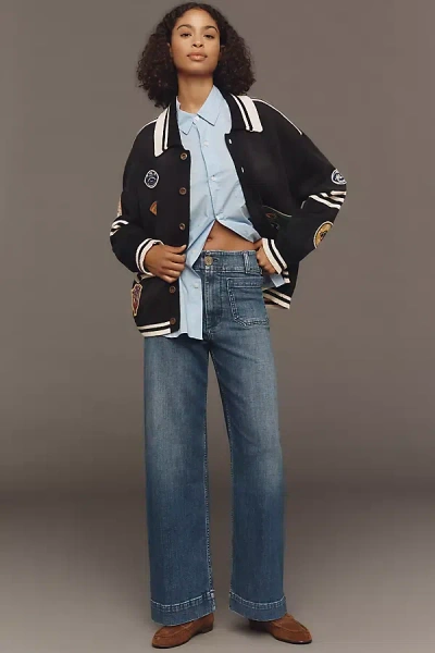 Maeve Full-length High-rise Jeans In Blue
