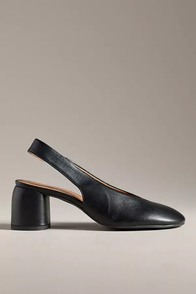 Maeve Glove Slingback Heels In Black