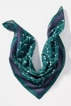 Maeve Graphic Bandana Scarf In Green