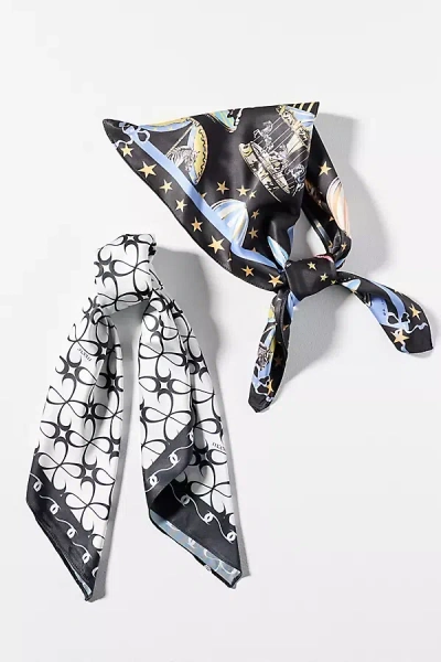 Maeve Hair Scarves, Set Of 2 In Multi