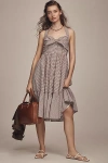 Maeve Halter Bow-front Midi Dress