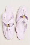 Maeve Hardware Closed-toe Sliders In Multi