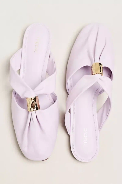 Maeve Hardware Closed-toe Sliders In Multi