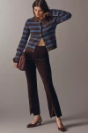 Maeve High-rise Skinny Pants In Brown