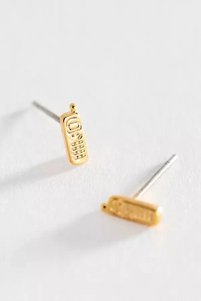 Maeve Icon Stud Earrings In Gold