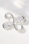 Maeve Inset Crystal Brooch In Silver