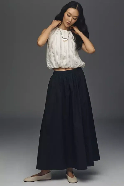 Maeve Jacie Maxi Skirt In Black