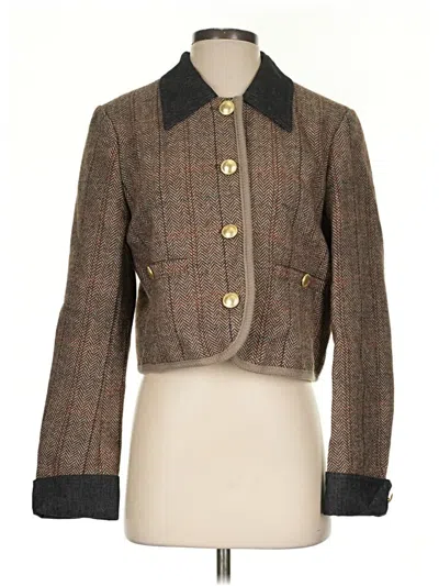 Pre-owned Maeve Jacket In Brown