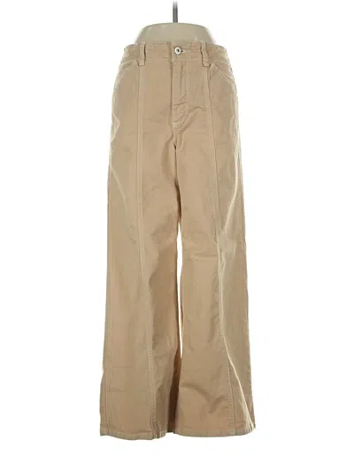 Pre-owned Maeve Jeans In Tan