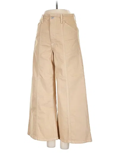Pre-owned Maeve Jeans In Tan