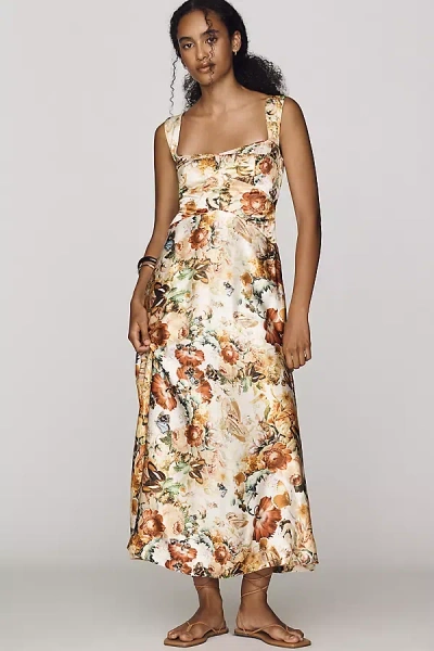 Maeve Jocelyn Midi Slip Dress In Multi
