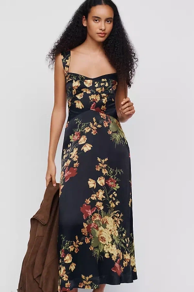 Maeve Jocelyn Sleeveless Slip Midi Dress By  In Multi