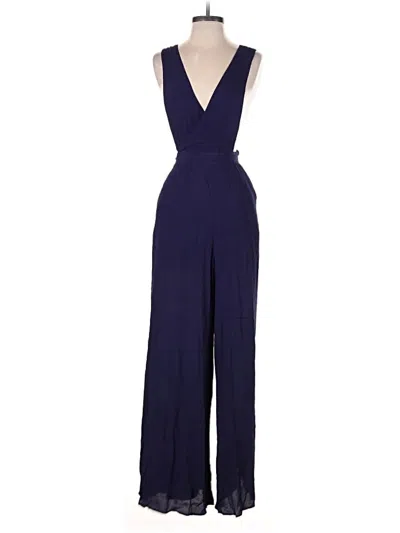 Pre-owned Maeve Jumpsuit In Blue