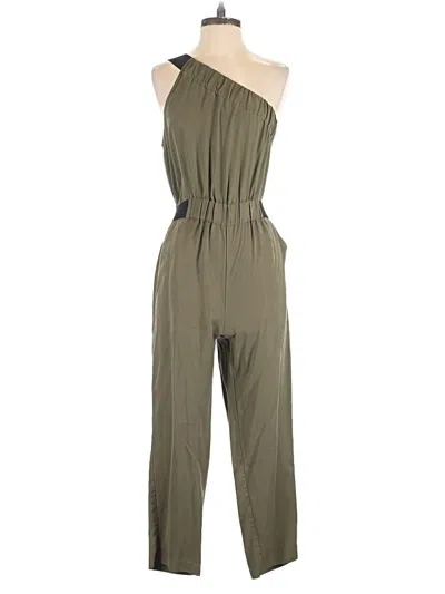 Pre-owned Maeve Jumpsuit In Green