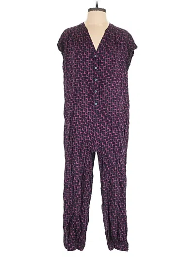 Pre-owned Maeve Jumpsuit In Purple