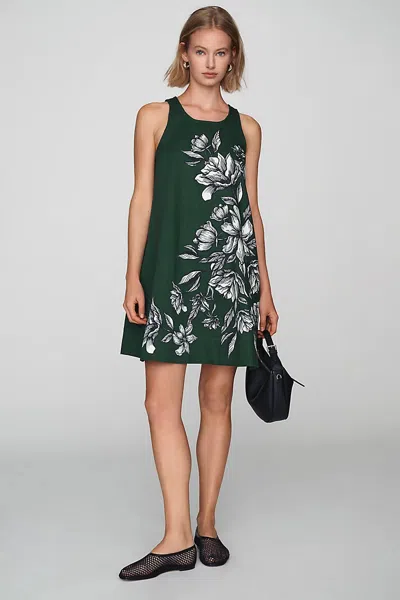 Maeve Keiko Mini Dress In Green
