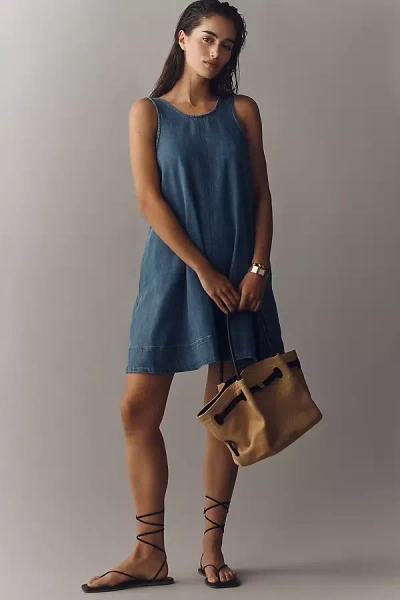 Maeve Keiko Mini Dress By  In Blue