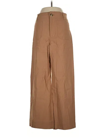 Pre-owned Maeve Khaki Pant In Brown