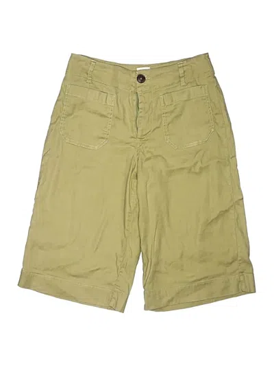 Pre-owned Maeve Khaki Shorts In Green