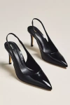Maeve Kitten Slingback Heels In Black