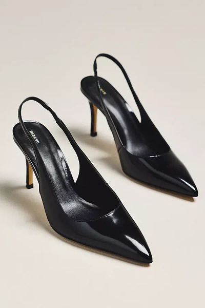 Maeve Kitten Slingback Heels In Black
