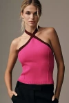 Maeve Knit Halter Tank Top