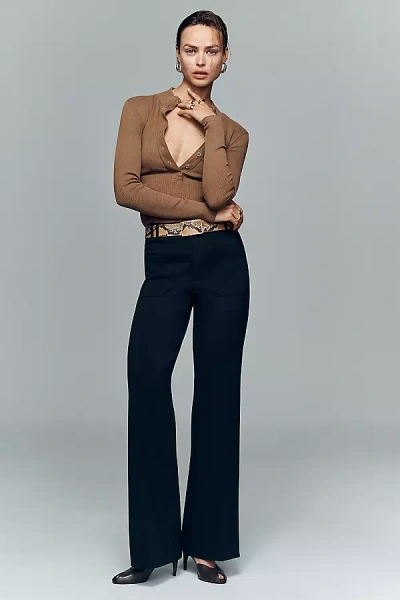 Maeve Knit Jude Trousers Pants In Black