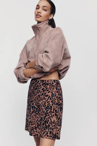 Maeve Knit Mini Skirt In Multi