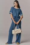 Maeve Knit Side-stripe Track Pants