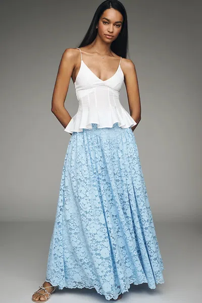Maeve Lace Maxi Skirt In Multi