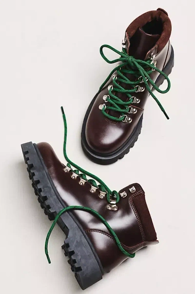 Maeve Lace-up Hiker Boots In Brown
