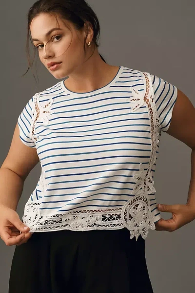 Maeve Lacey Stelline Top In Blue