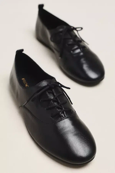 Maeve Leather Dance Shoes In Black
