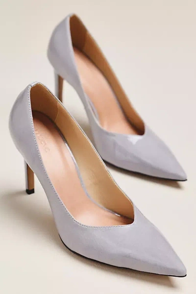 Maeve Leather Pointed-toe Stiletto Heels In Purple