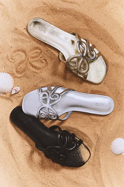 Maeve Logo Slide Sandals In Multi