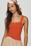 Maeve Logo Tank Top In Red
