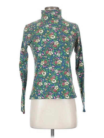 Pre-owned Maeve Long Sleeve Turtleneck In Green