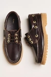 Maeve Lug Sole Boat Shoes In Brown