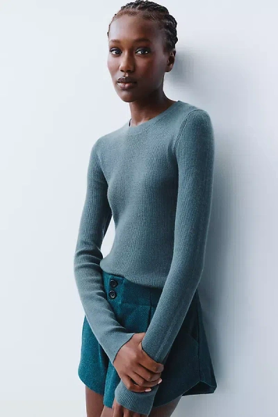 Maeve Markie 100% Cashmere Sweater In Blue