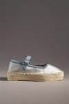 Maeve Mary Jane Espadrille Flats In Blue