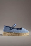 Maeve Mary Jane Espadrille Flats In Blue