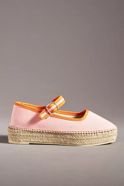 Maeve Mary Jane Espadrille Flats In Pink