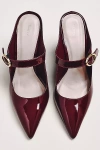 Maeve Mary Jane Wedge Heels In Purple